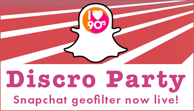 Snapchat geofilter email promotional image